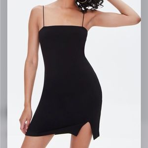 Bodycon Mini Straight Cut Cami Dress LBD